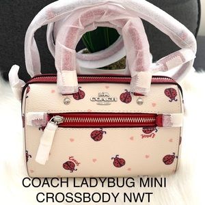 COACH LADYBUG MINI CROSSBODY NWT